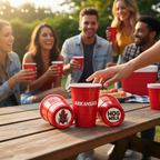 CooCoo Cups® 16oz Arkansas "Hog Wild & Fire Hog" Party Cups - 50 Count