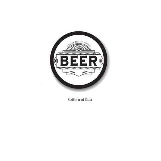 BEER Emblem - 16 oz Party Cups (50 Count)