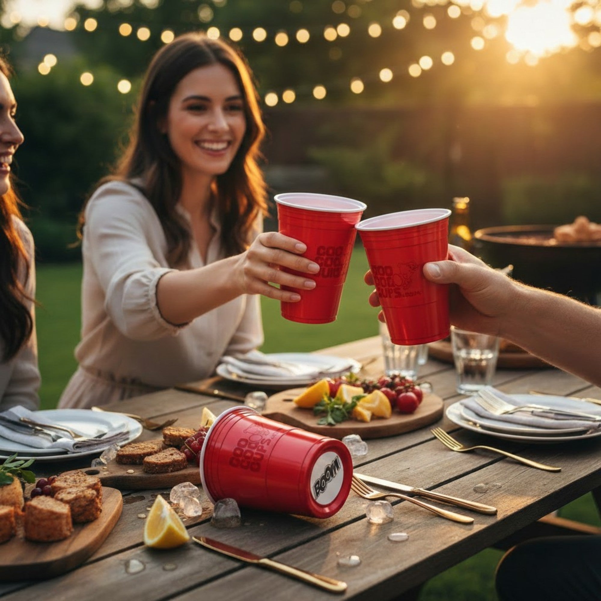 CooCoo Cups® 16oz "BOOM" Party Cups - 50 Count