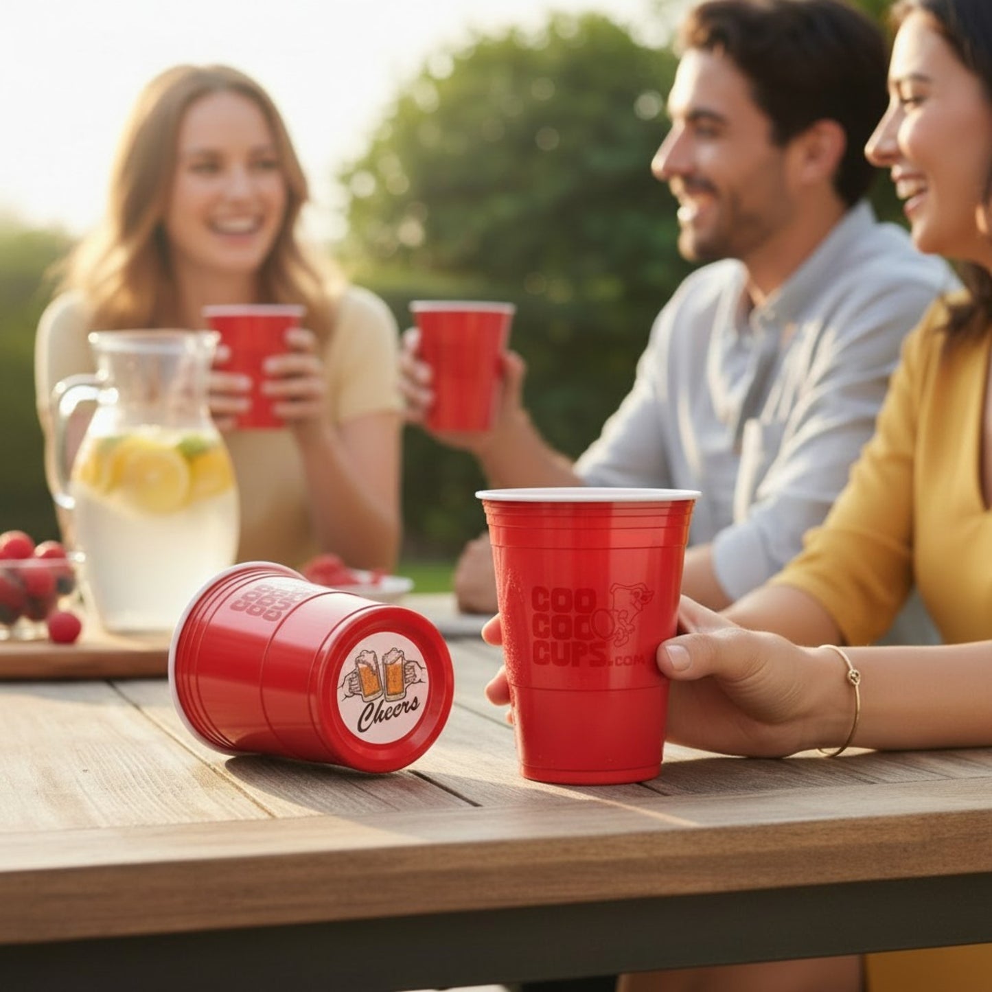 CooCoo Cups® 16oz "Cheers" Party Cups - 50 Count
