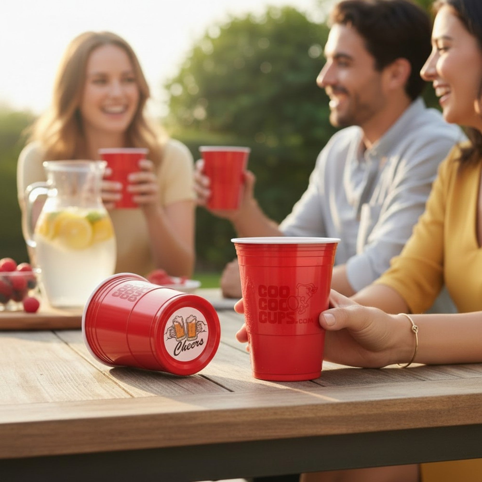 CooCoo Cups® 16oz "Cheers" Party Cups - 50 Count