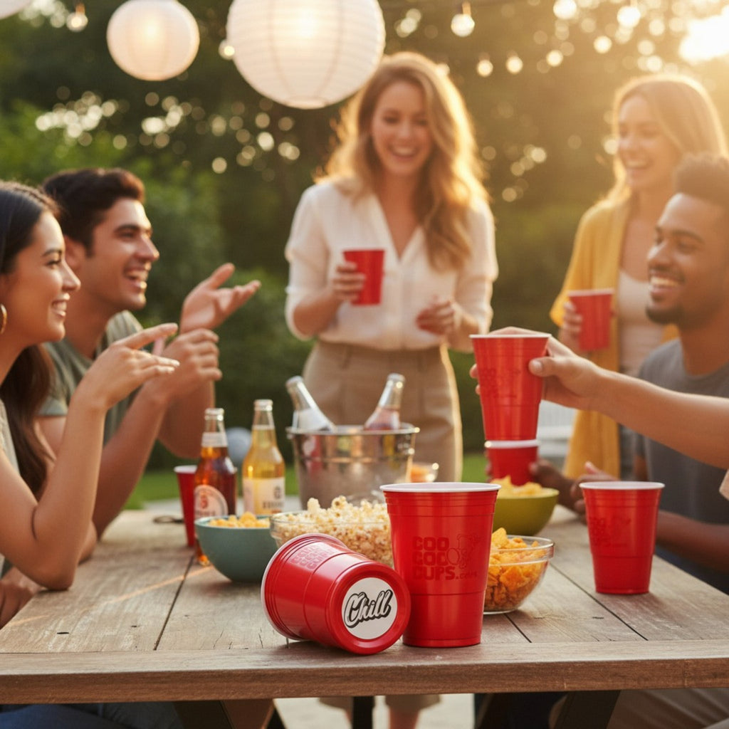 CooCoo Cups® 16oz "Chill" Party Cups - 50 Count