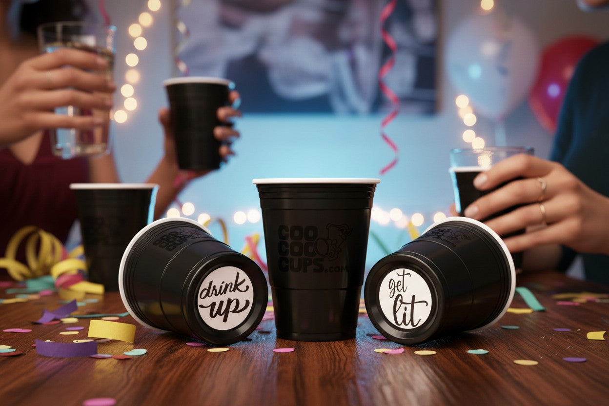 CooCoo Cups® 16oz "Get Lit & Drink Up" Party Cups - 50 Count