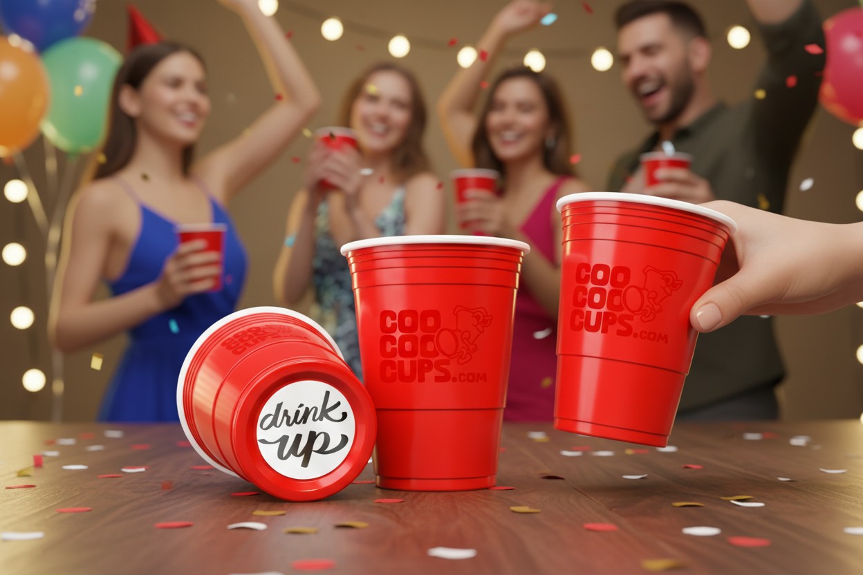 CooCoo Cups® 16oz "Get Lit & Drink Up" Party Cups - 50 Count