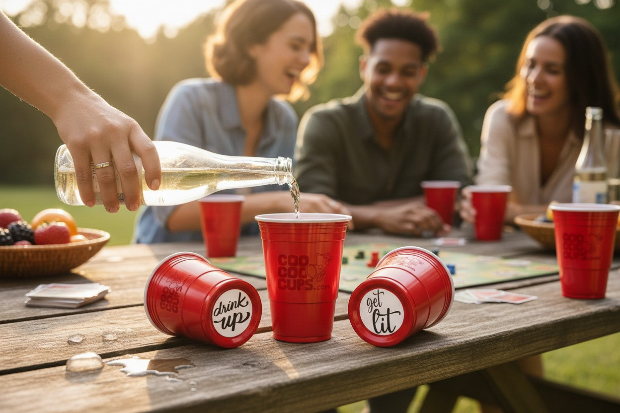 CooCoo Cups® 16oz "Get Lit & Drink Up" Party Cups - 50 Count