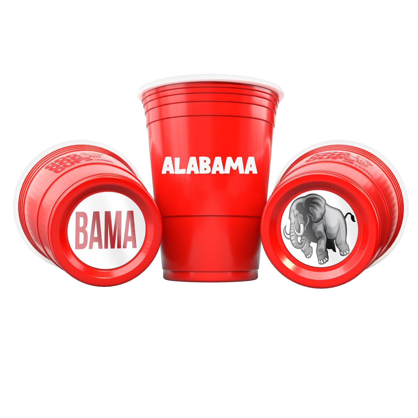 CooCoo Cups® 16oz Alabama "BAMA & Elephant" Party Cups - 50 Count