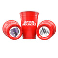 CooCoo Cups® 16oz Central Arkansas "Growling Bear & Claws" Party Cups - 50 Count