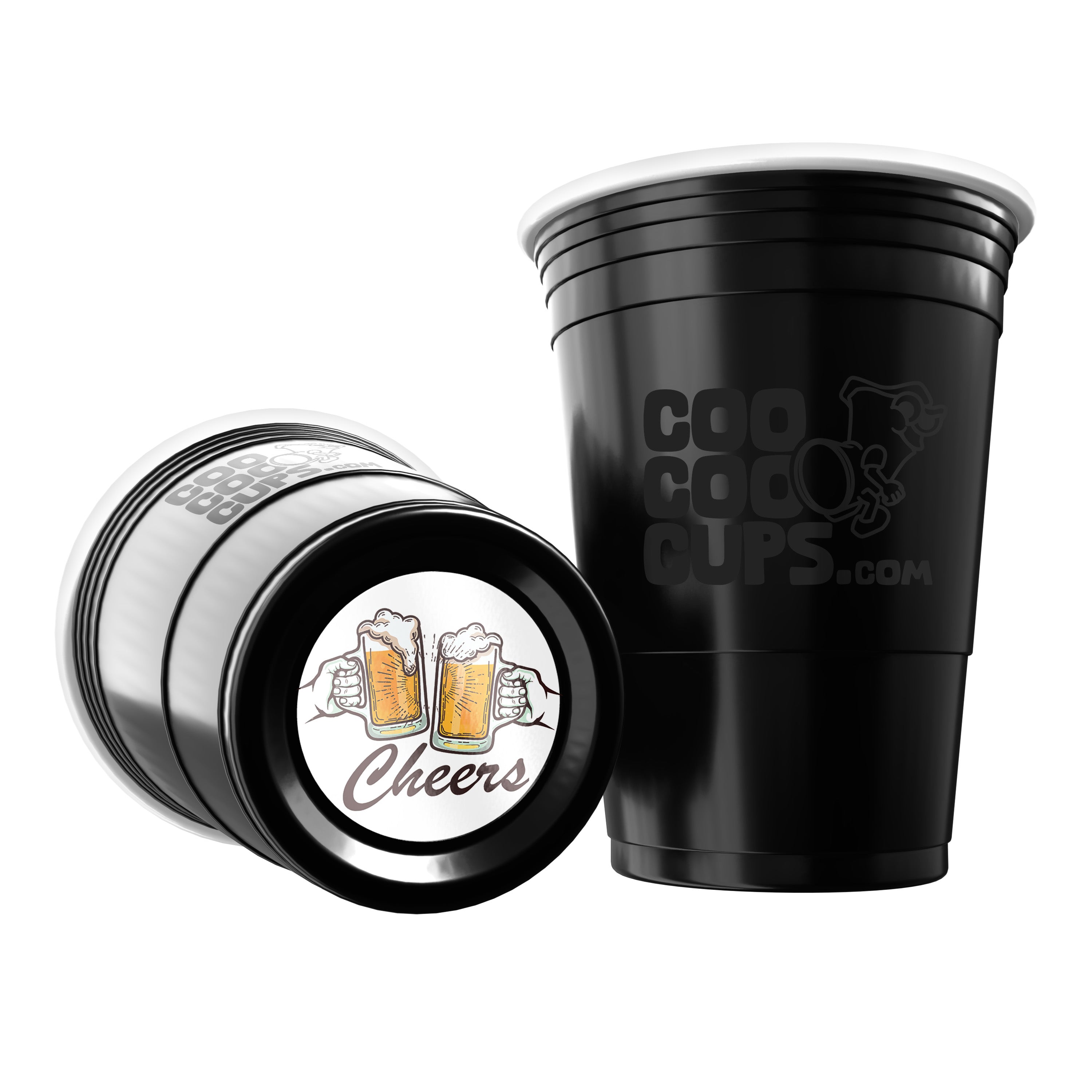 CooCoo Cups® 16oz "Cheers" Party Cups - 50 Count