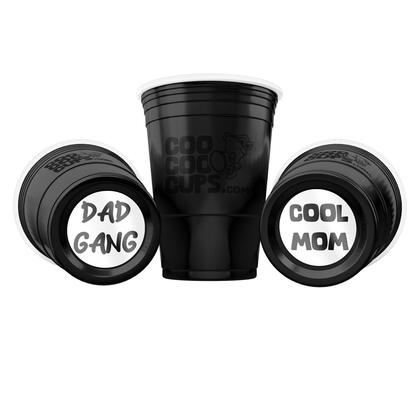 CooCoo Cups® 16oz Dad Gang & Cool Mom Party Cups - 50 Count