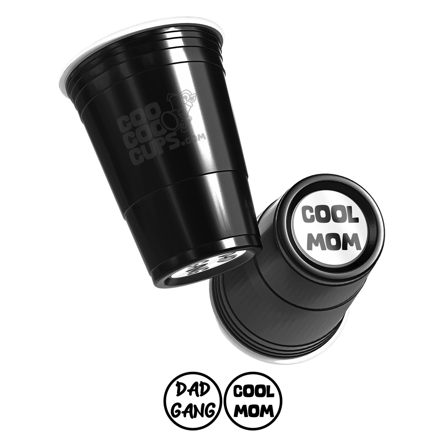 CooCoo Cups® 16oz Dad Gang & Cool Mom Party Cups - 50 Count