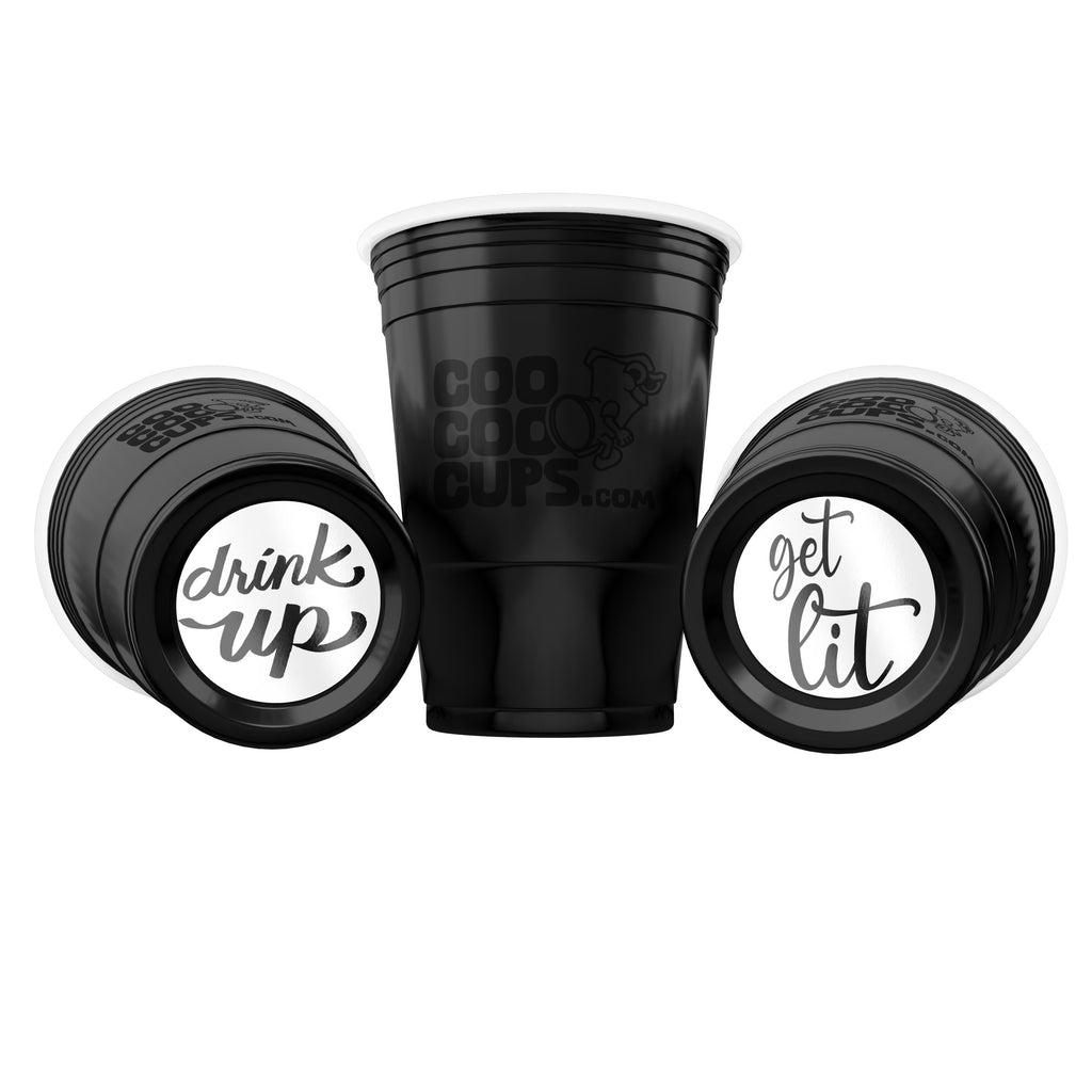 CooCoo Cups® 16oz "Get Lit & Drink Up" Party Cups - 50 Count