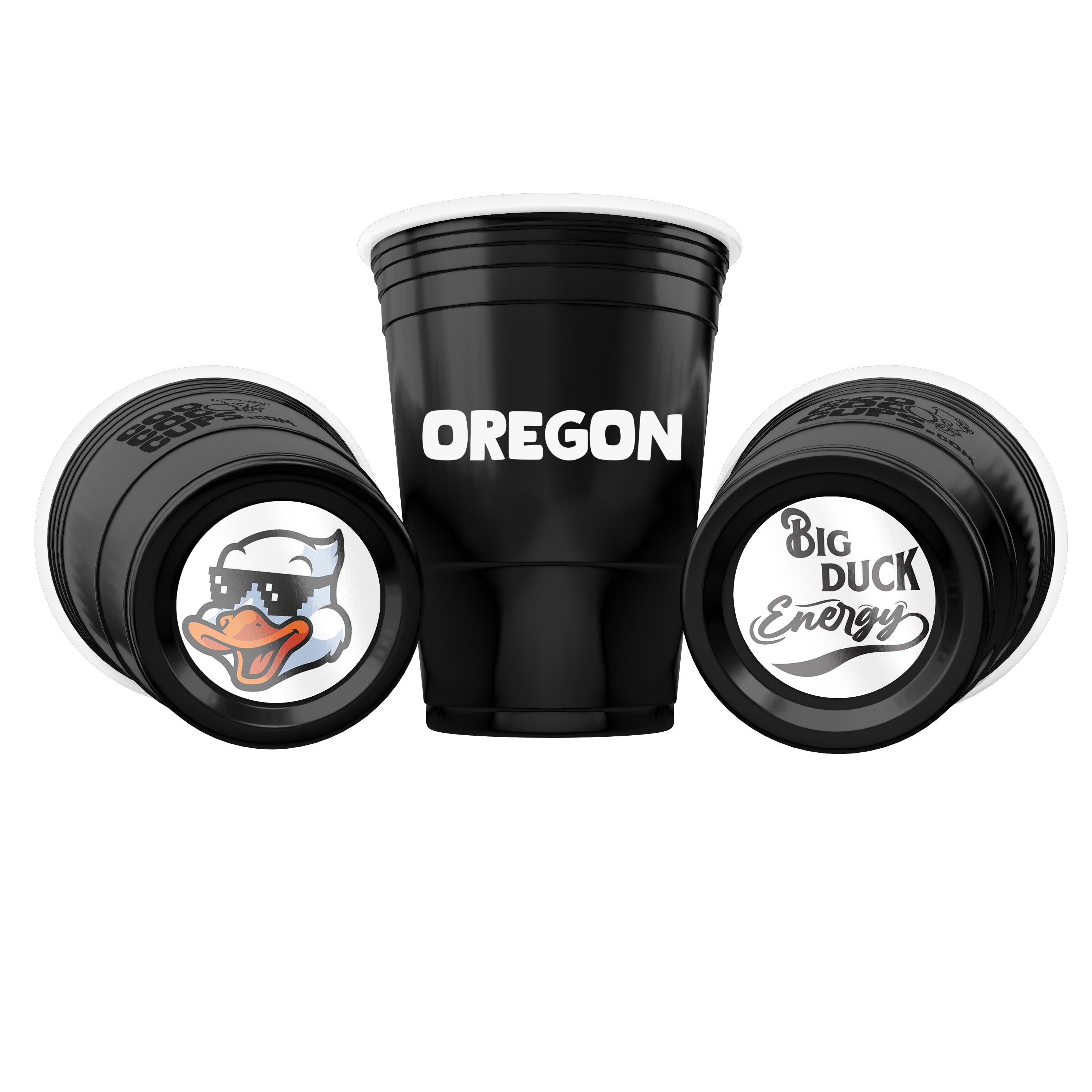 CooCoo Cups® 16oz Oregon "Cool Duck & Big Duck Energy" Party Cups - 50 Count