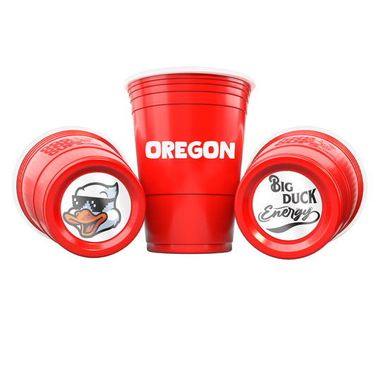 Oregon - Duck & Big Duck Energy - 16 oz Party Cups (50 Count)