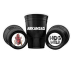 CooCoo Cups® 16oz Arkansas "Hog Wild & Fire Hog" Party Cups - 50 Count