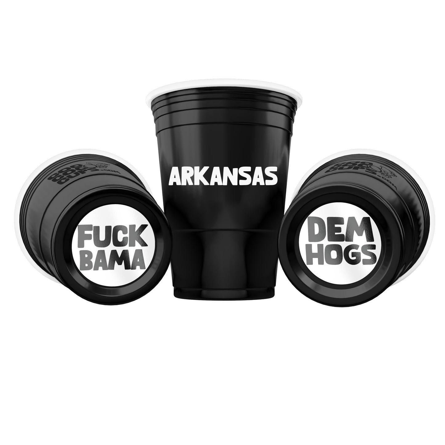16oz Arkansas "F*ck Bama & Dem Hogs" Party Cups - 50 Count
