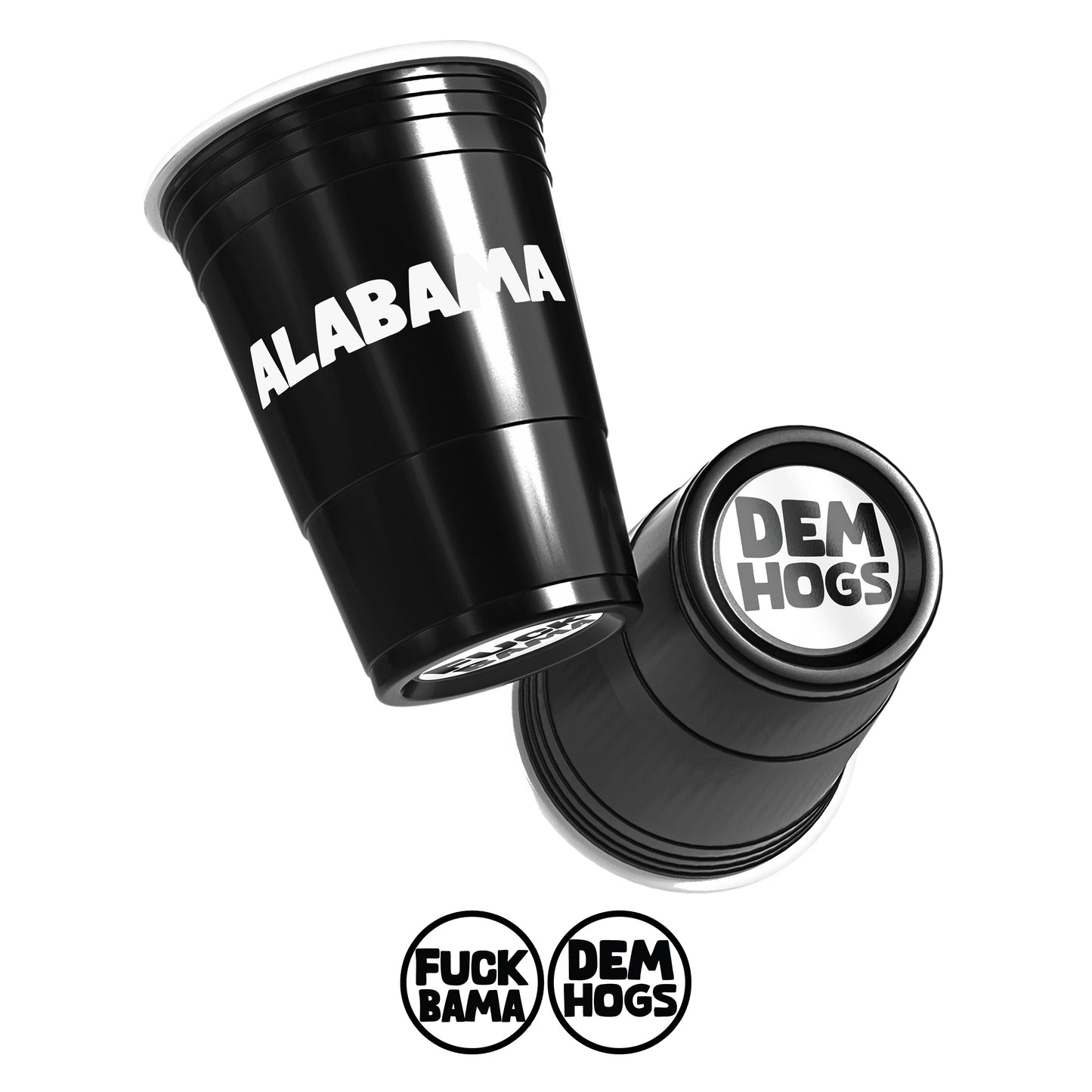 16oz Arkansas "F*ck Bama & Dem Hogs" Party Cups - 50 Count