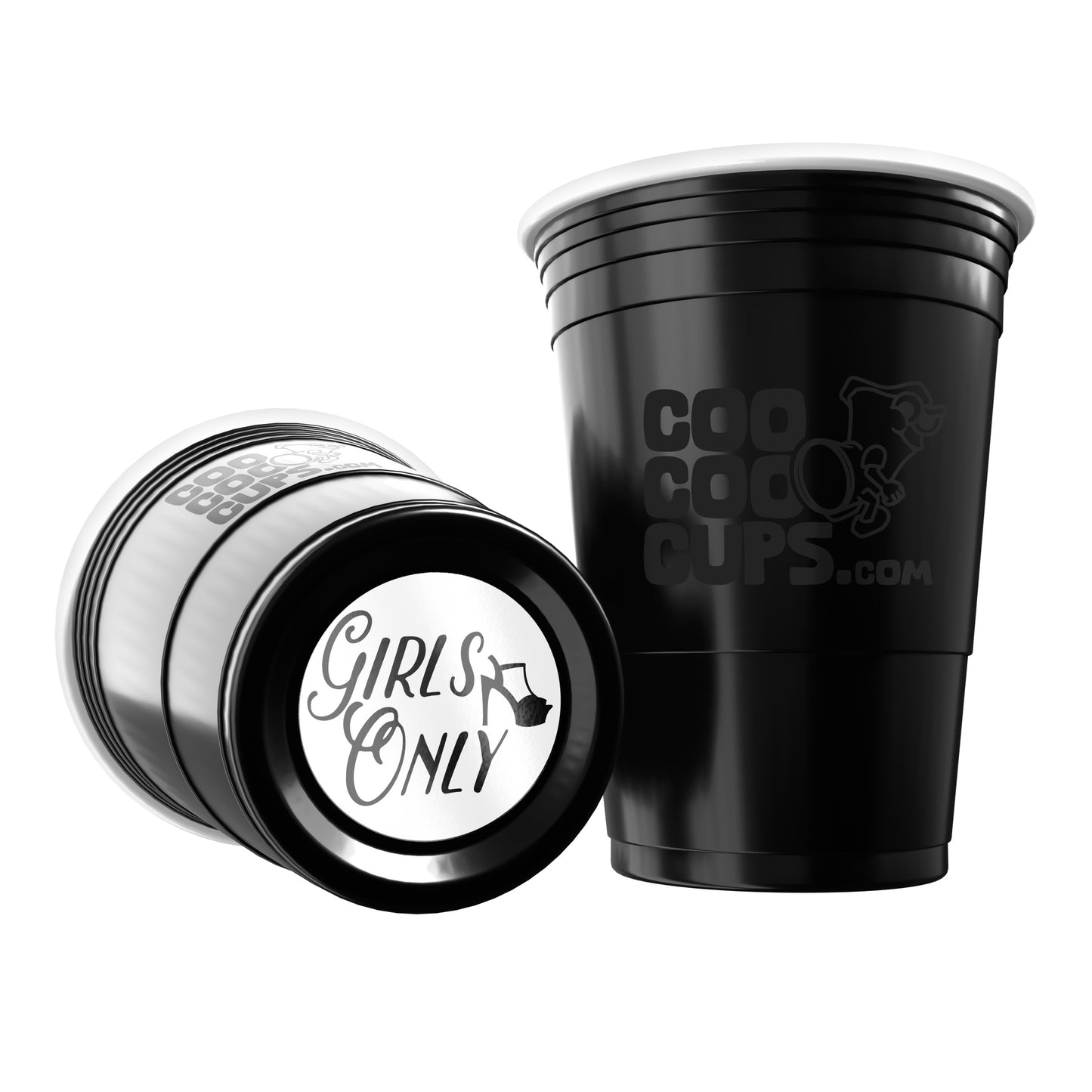CooCoo Cups® 16oz "Girls Only" Party Cups - 50 Count