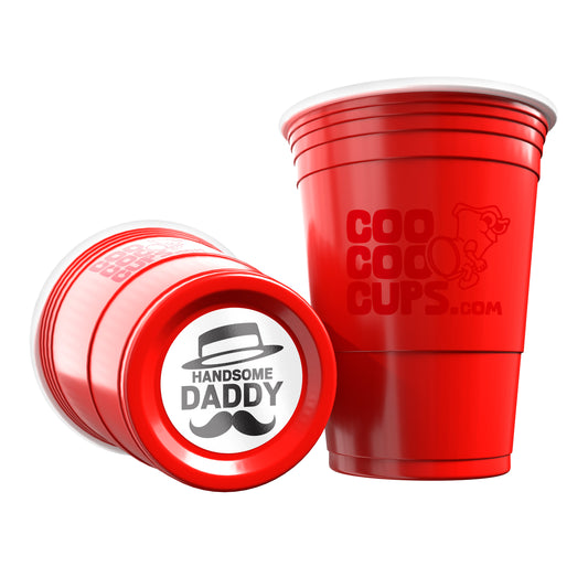 CooCoo Cups® 16oz "Handsome Daddy" Party Cups - 50 Count