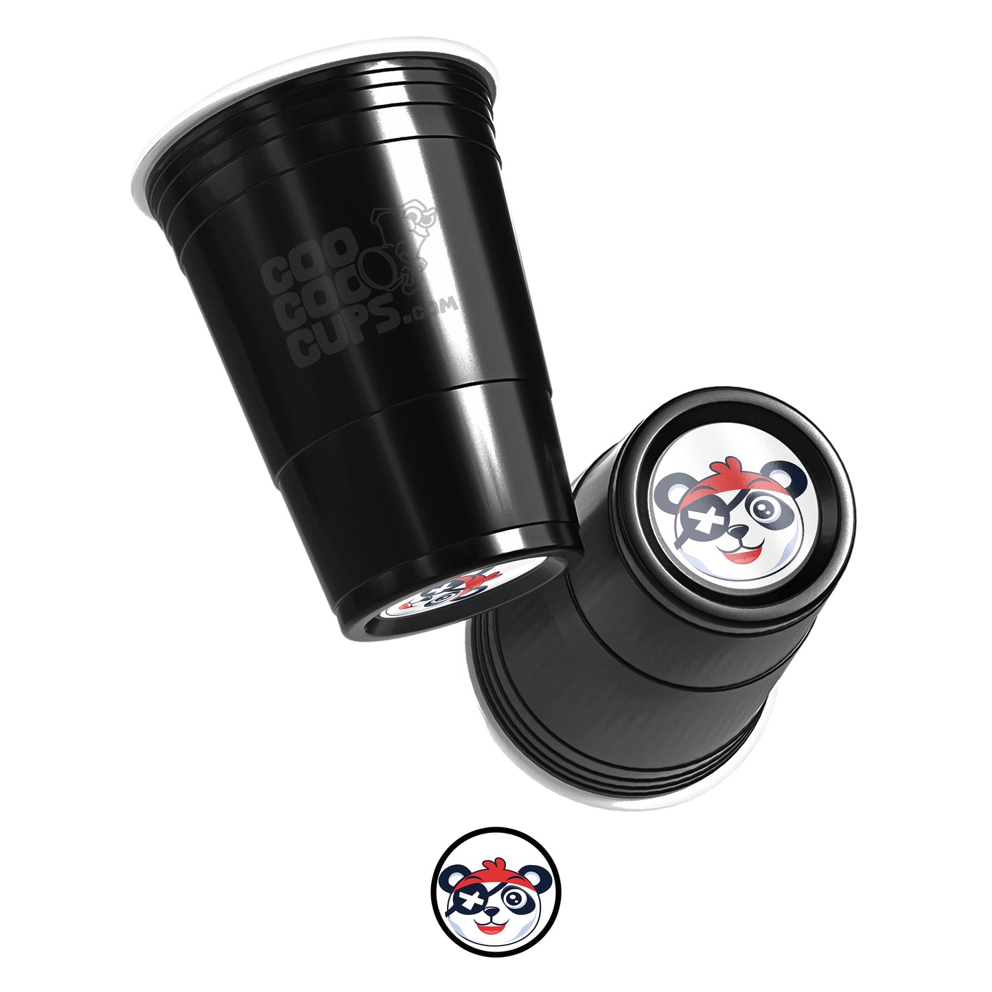 CooCoo Cups® 16oz Pirate Panda Party Cups - 50 Count