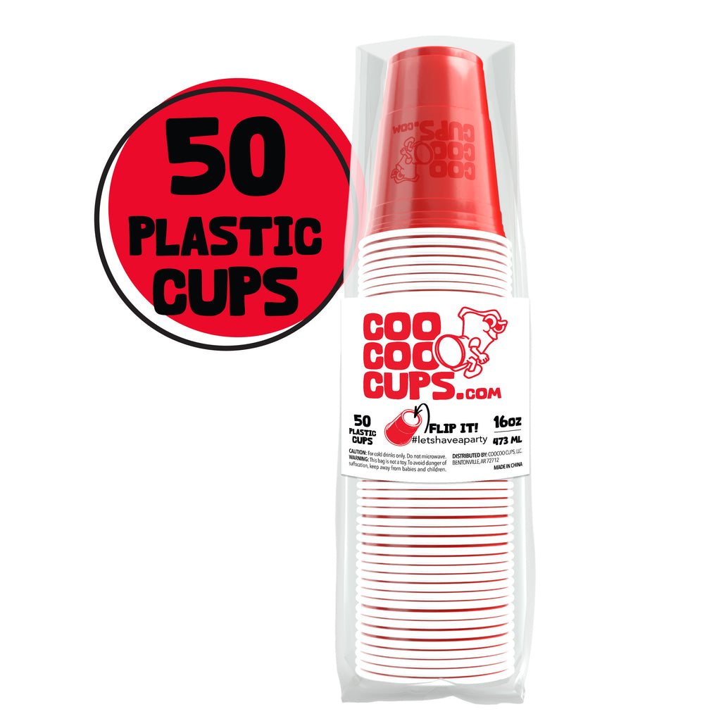 CooCoo Cups® 16oz "Rx" Party Cups - 50 Count