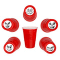CooCoo Cups® 16oz Scary Faces Party Cups - 50 Count