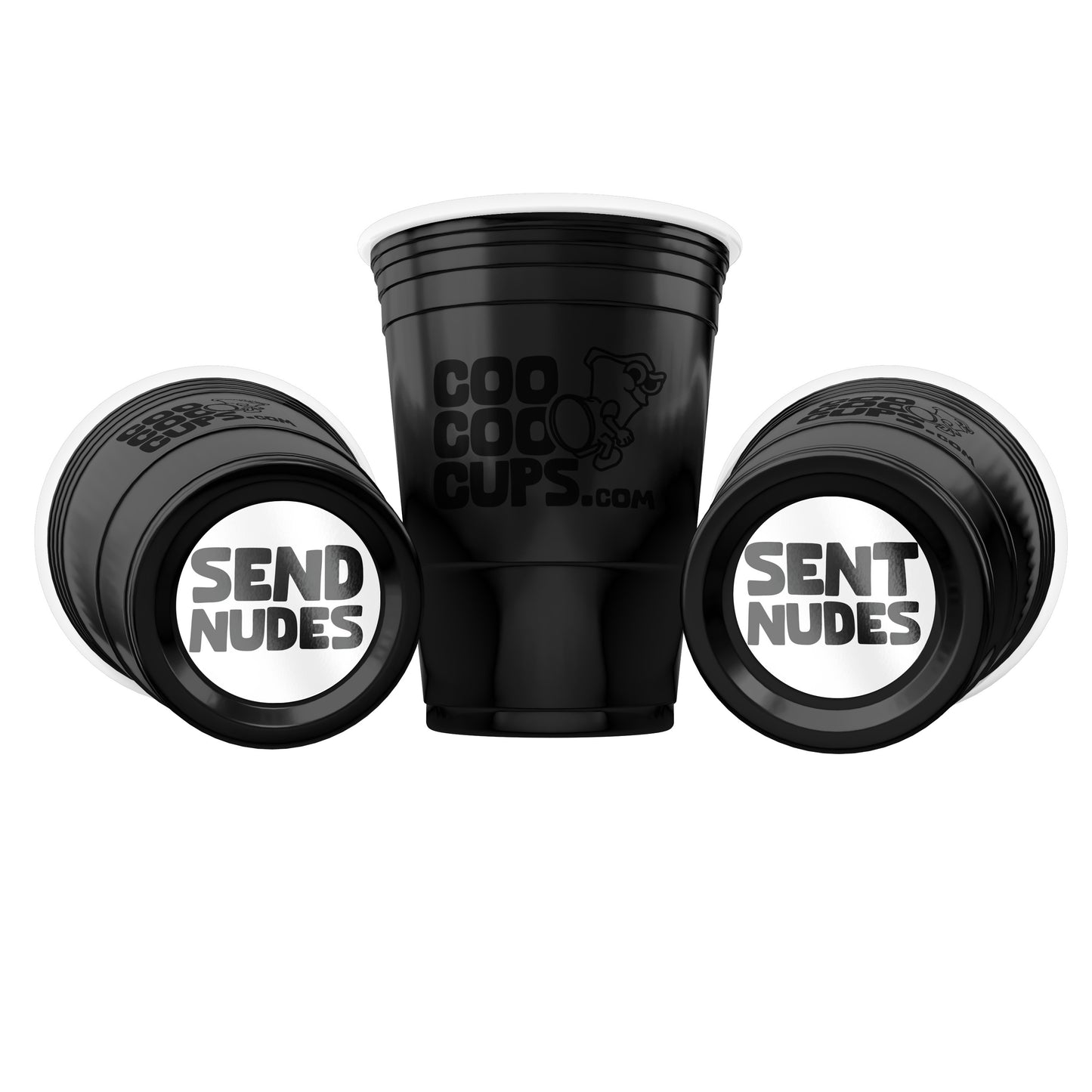 CooCoo Cups® 16oz "Send Nudes & Sent Nudes" Party Cups - 50 Count