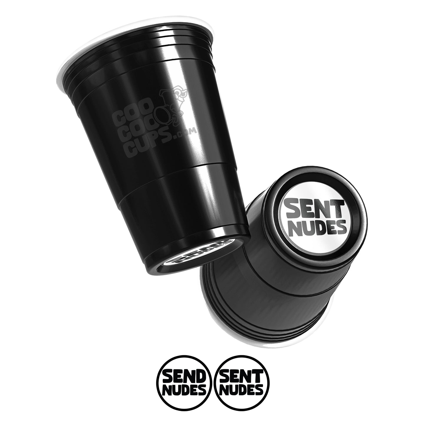 CooCoo Cups® 16oz "Send Nudes & Sent Nudes" Party Cups - 50 Count