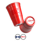 CooCoo Cups® 16oz USA Star Glasses & 'Merica Party Cups - 50 Count