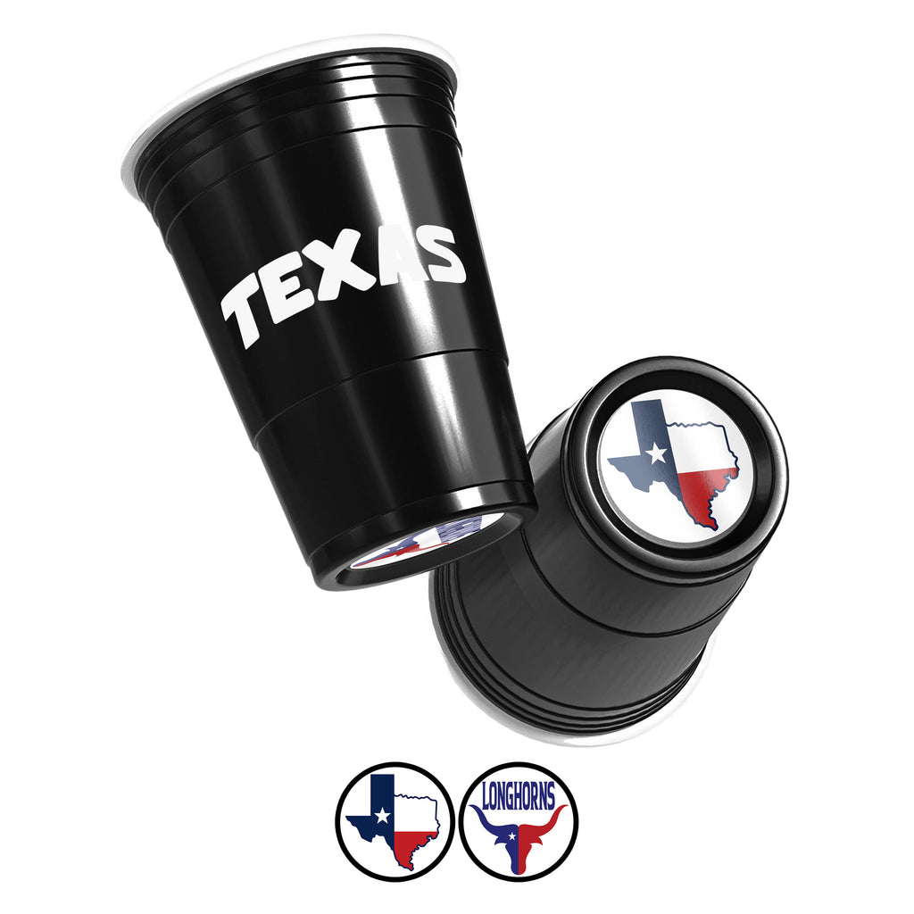 CooCoo Cups® 16oz Texas "State of Texas & Longhorns" Party Cups - 50 Count