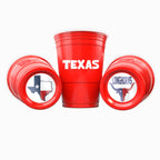 CooCoo Cups® 16oz Texas "State of Texas & Longhorns" Party Cups - 50 Count