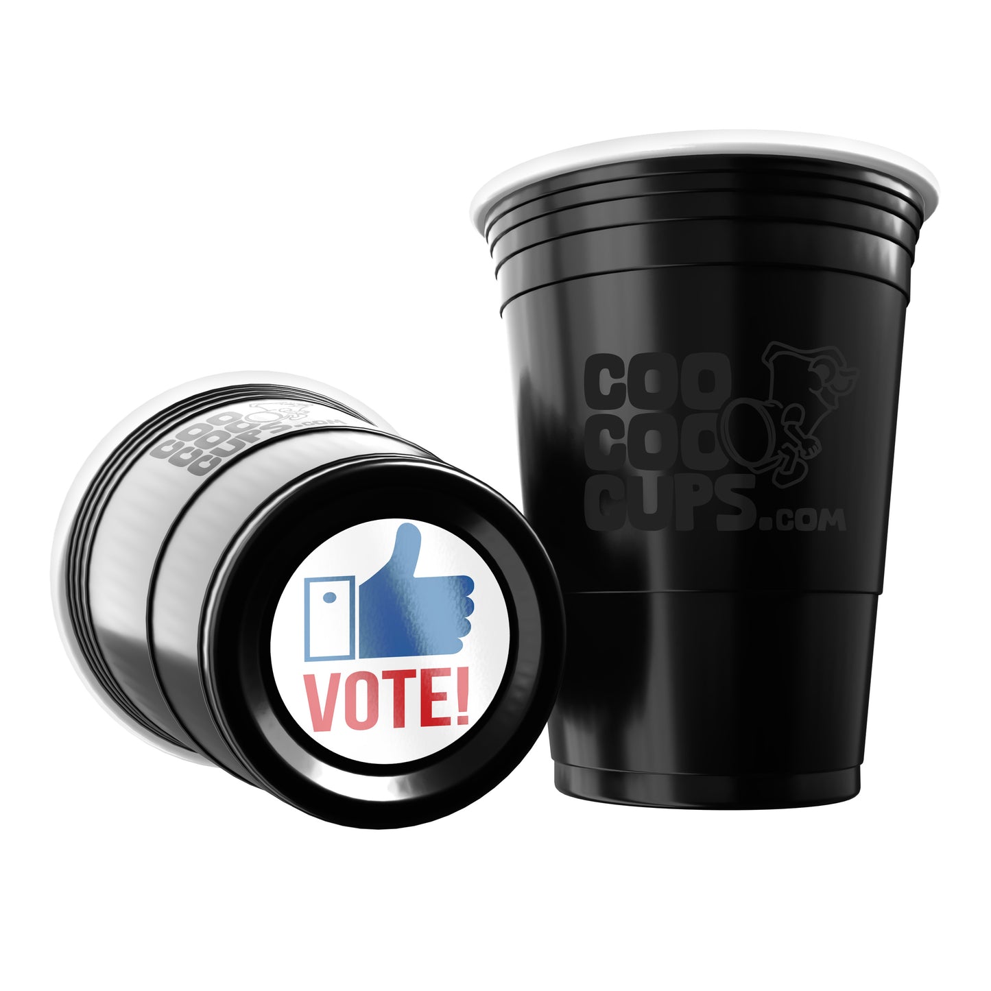 CooCoo Cups® 16oz "VOTE!" Party Cups - 50 Count