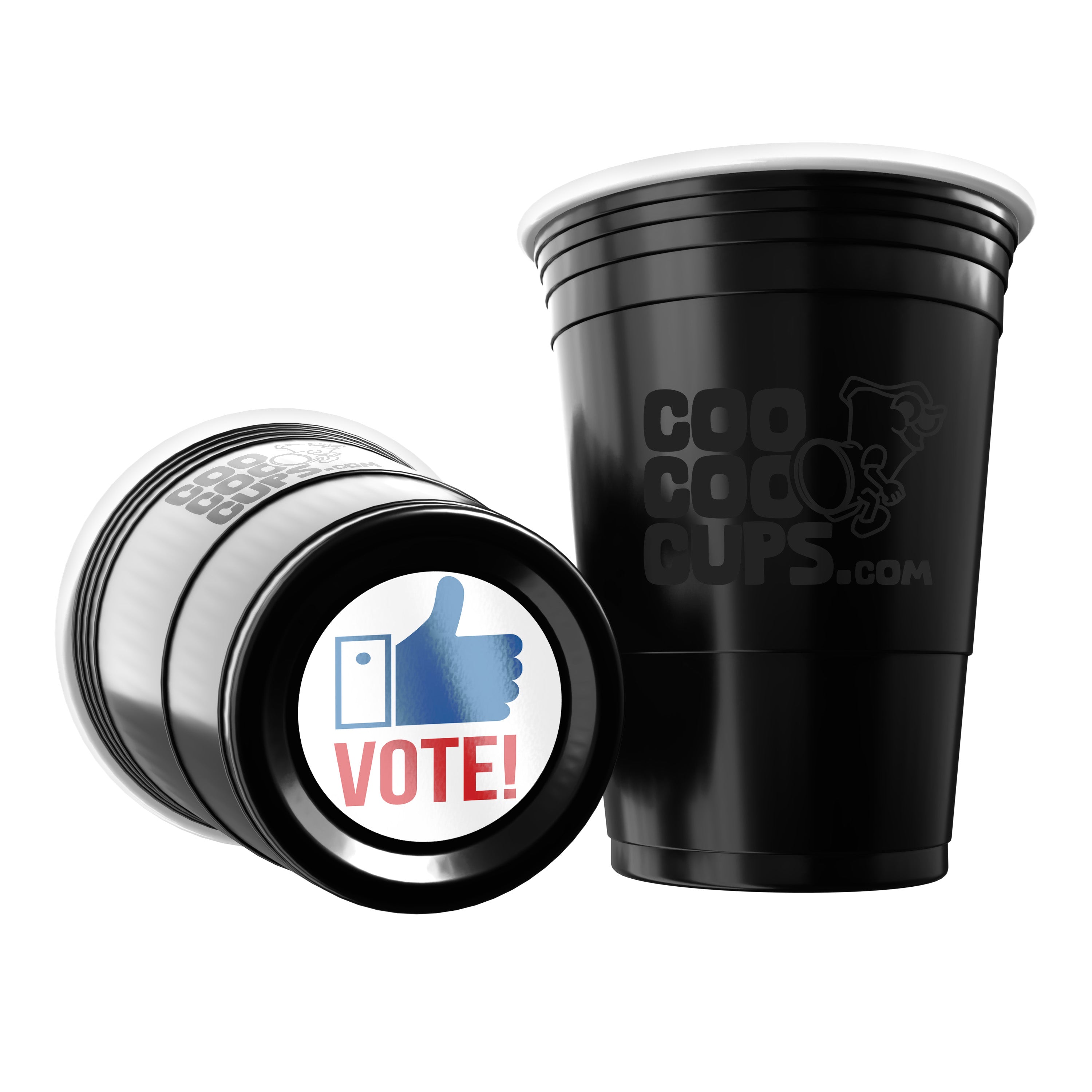 CooCoo Cups® 16oz "VOTE!" Party Cups - 50 Count