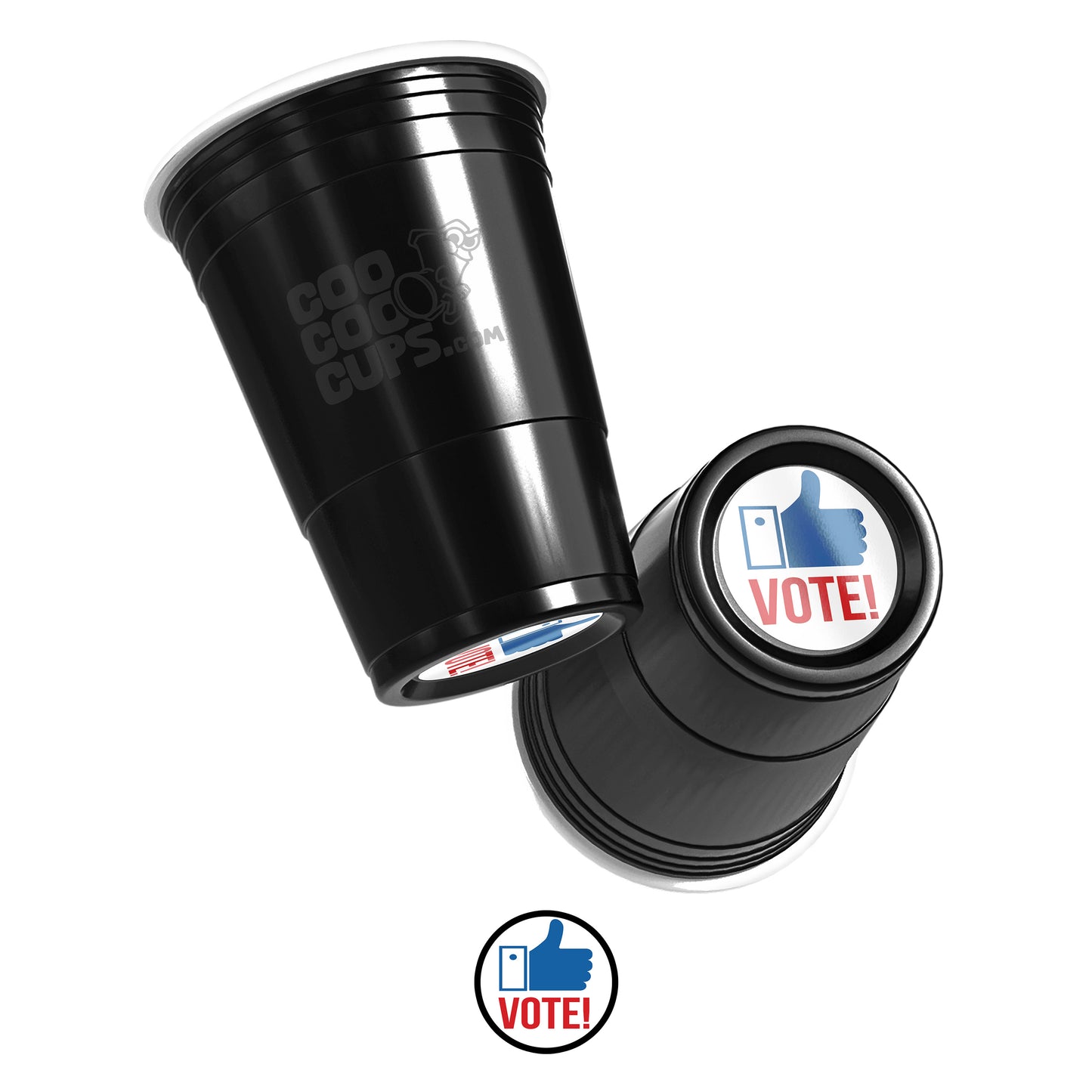 CooCoo Cups® 16oz "VOTE!" Party Cups - 50 Count