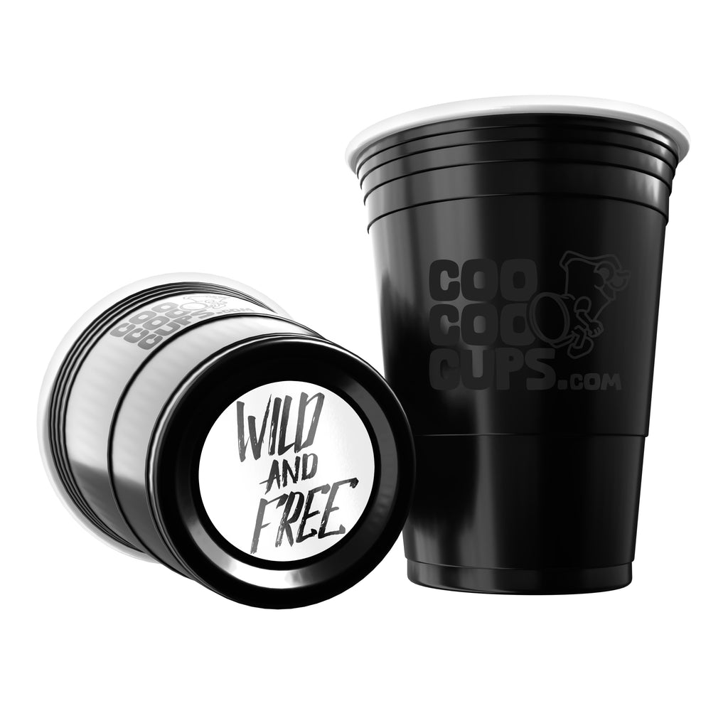 CooCoo Cups® 16oz "Wild And Free" Party Cups - 50 Count