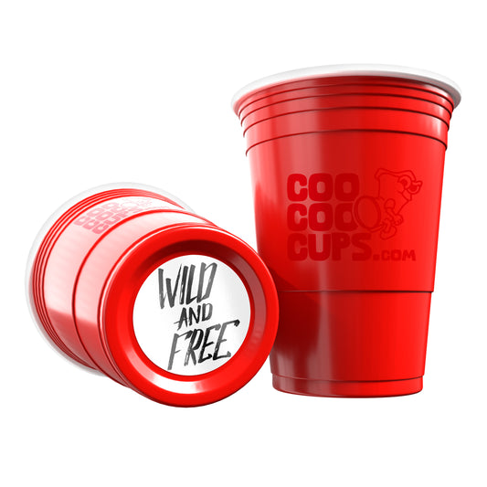 CooCoo Cups® 16oz "Wild And Free" Party Cups - 50 Count
