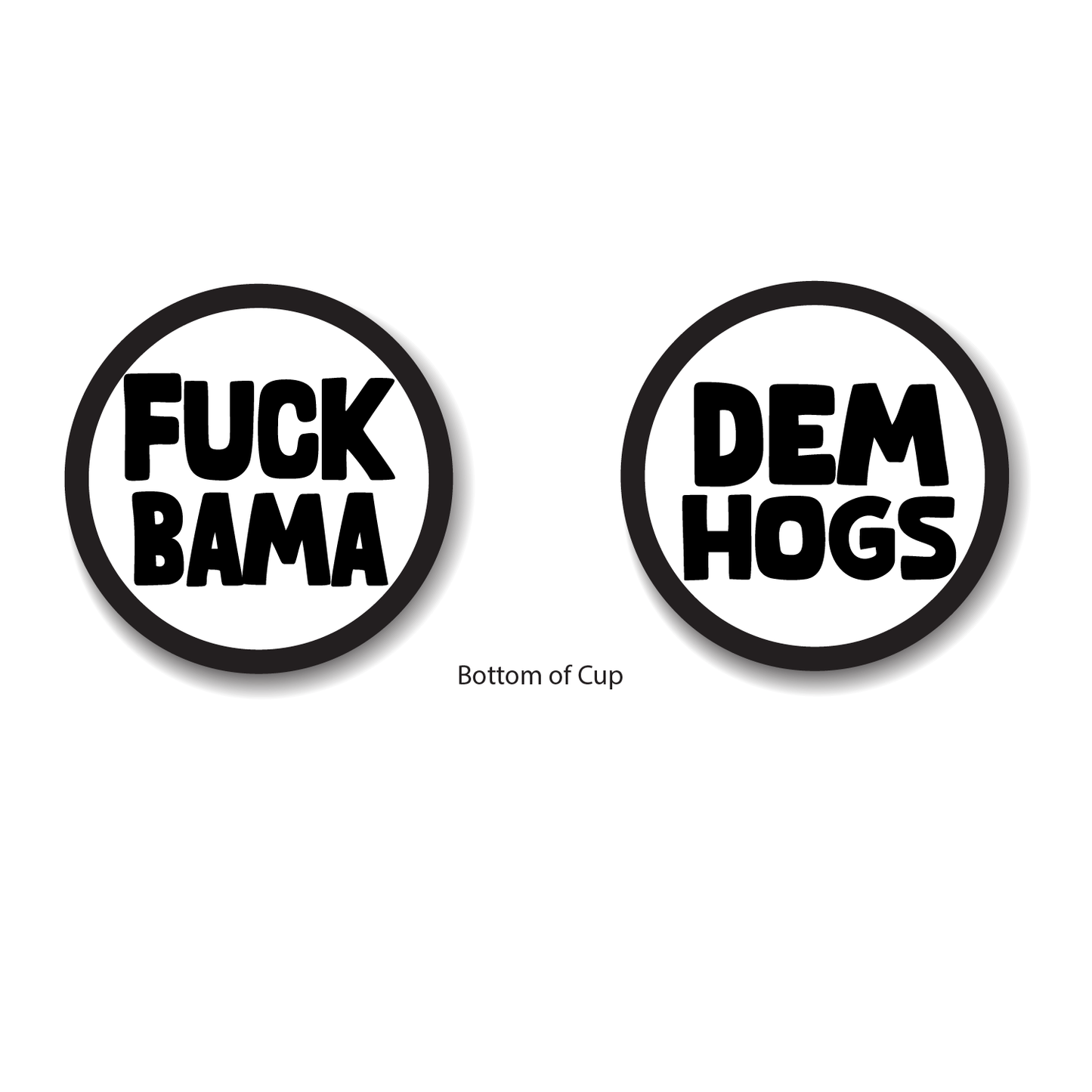 Arkansas Fuck Bama & Dem Hogs  - 16 oz Party Cups (50 Count)