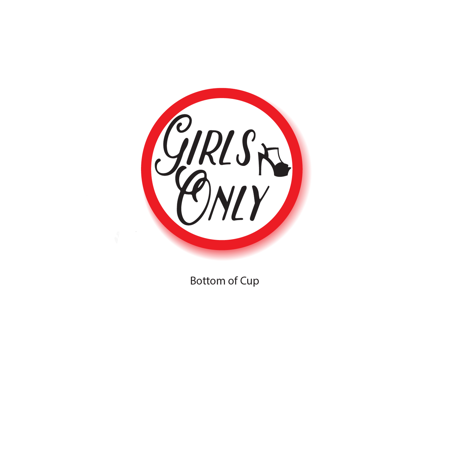 Girls Only - 16 oz Party Cups (50 Count)