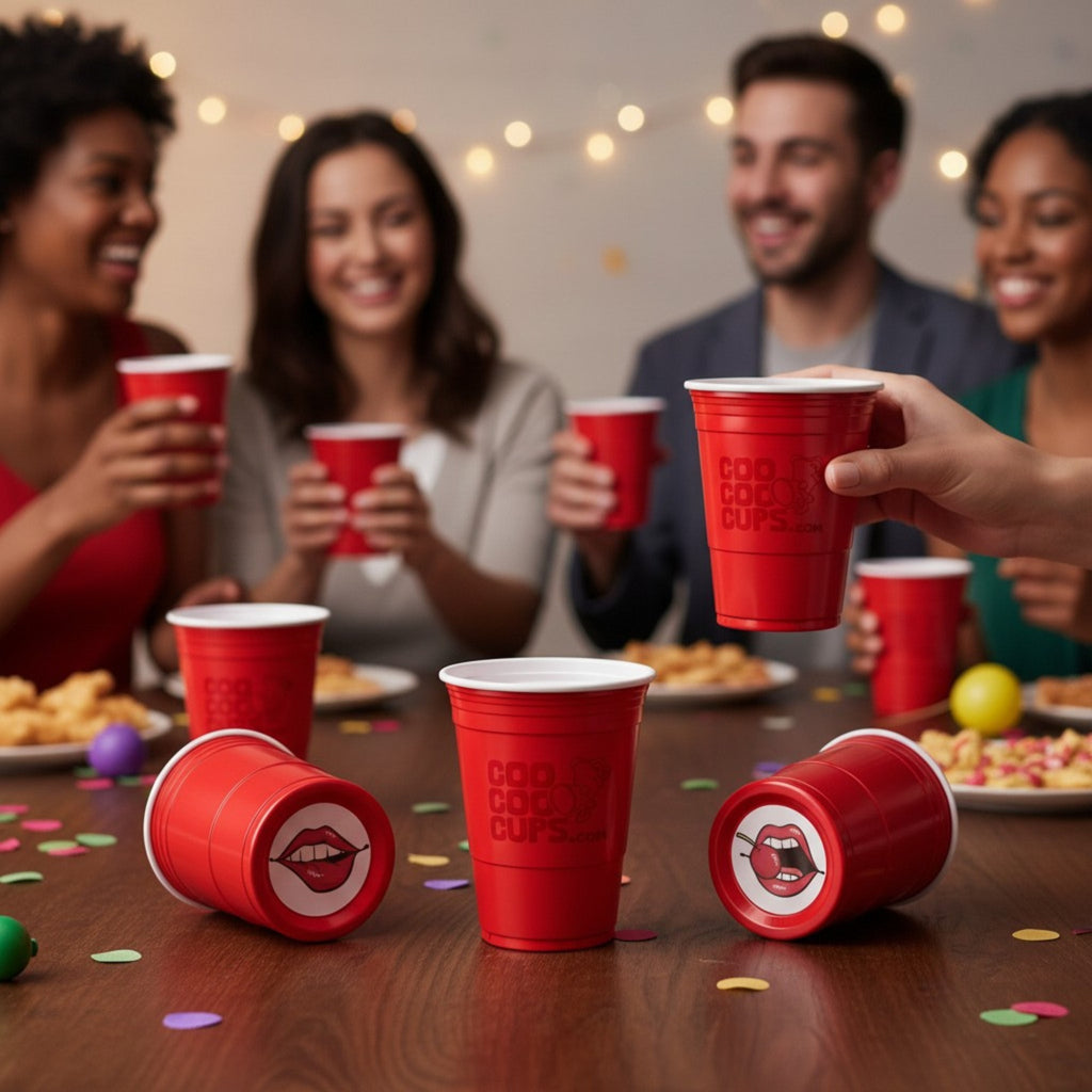 CooCoo Cups® 16oz Lips Party Cups - 50 Count