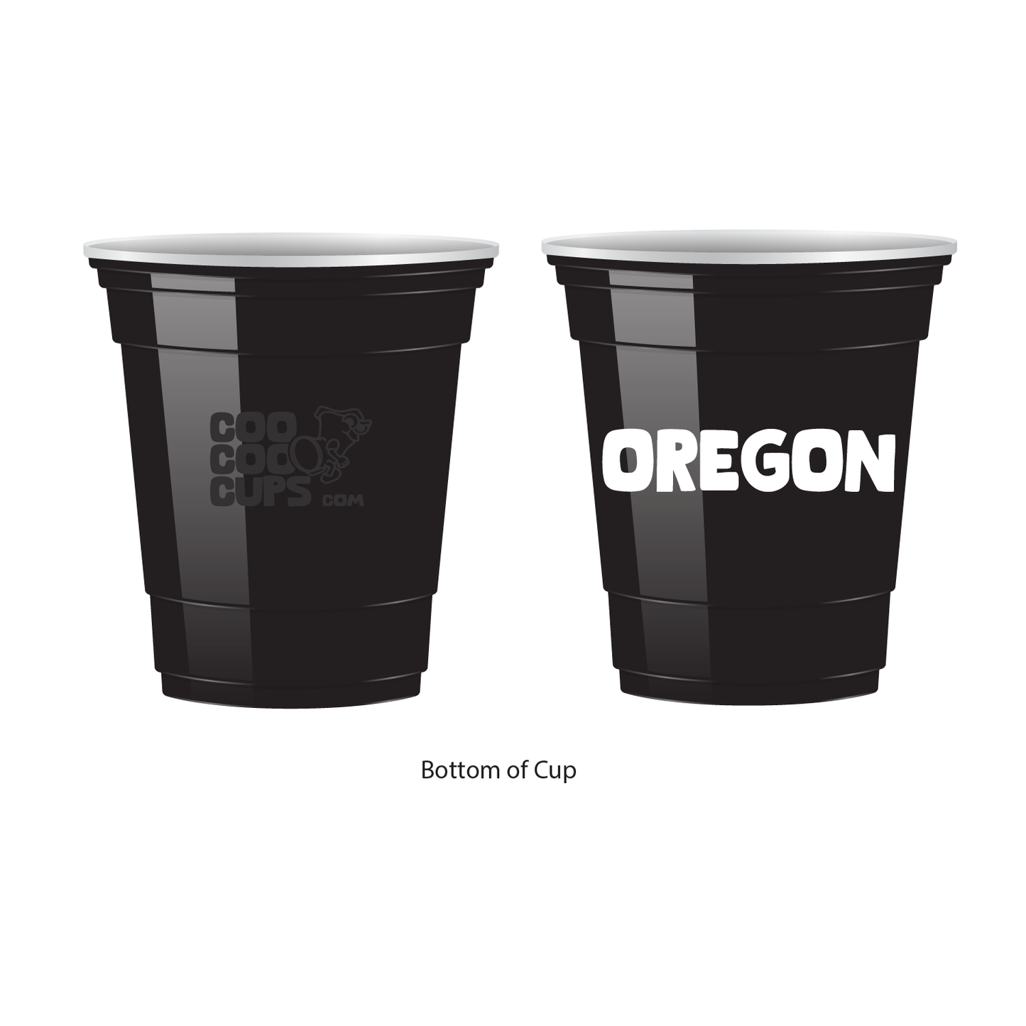 Oregon - Duck & Big Duck Energy - 16 oz Party Cups (50 Count)