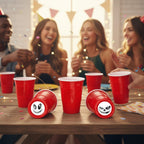 CooCoo Cups® 16oz Scary Faces Party Cups - 50 Count