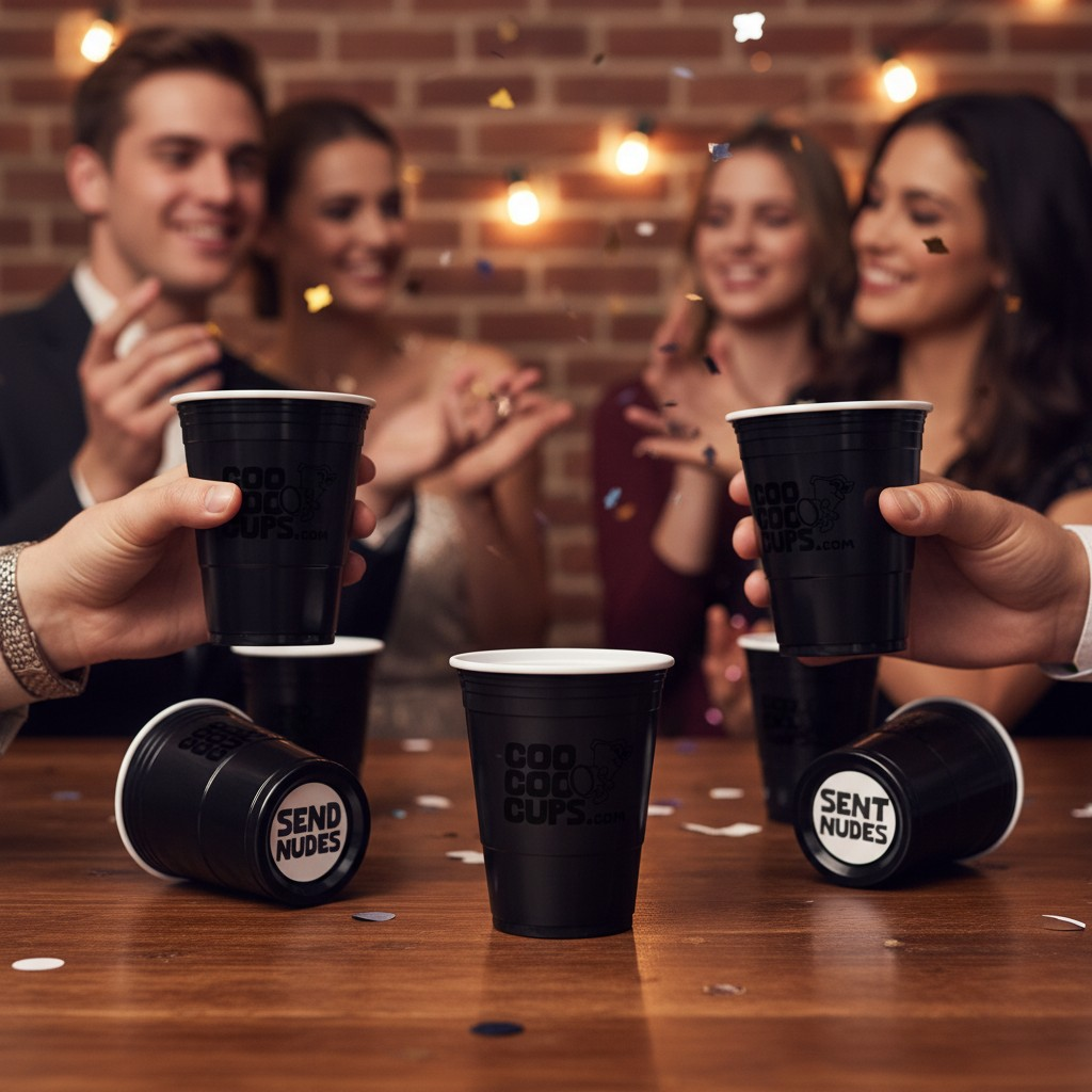 CooCoo Cups® 16oz "Send Nudes & Sent Nudes" Party Cups - 50 Count