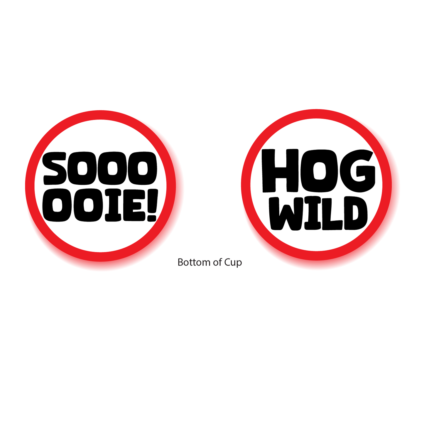 Arkansas Sooooie & Hog Wild - 16 oz Party Cups (50 Count)