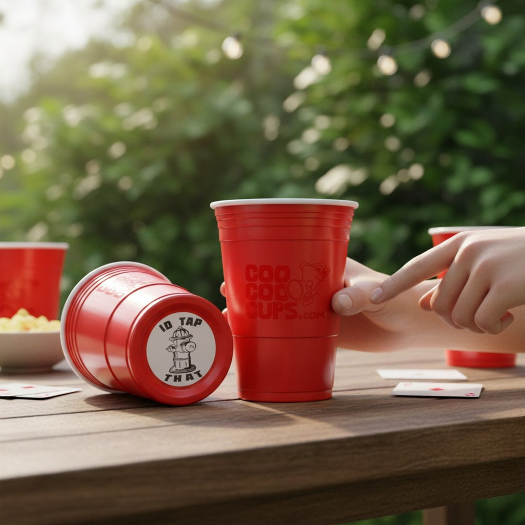 CooCoo Cups® 16oz "ID TAP THAT" Party Cups - 50 Count