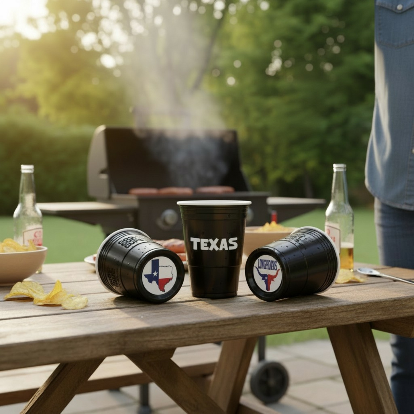 CooCoo Cups® 16oz Texas "State of Texas & Longhorns" Party Cups - 50 Count
