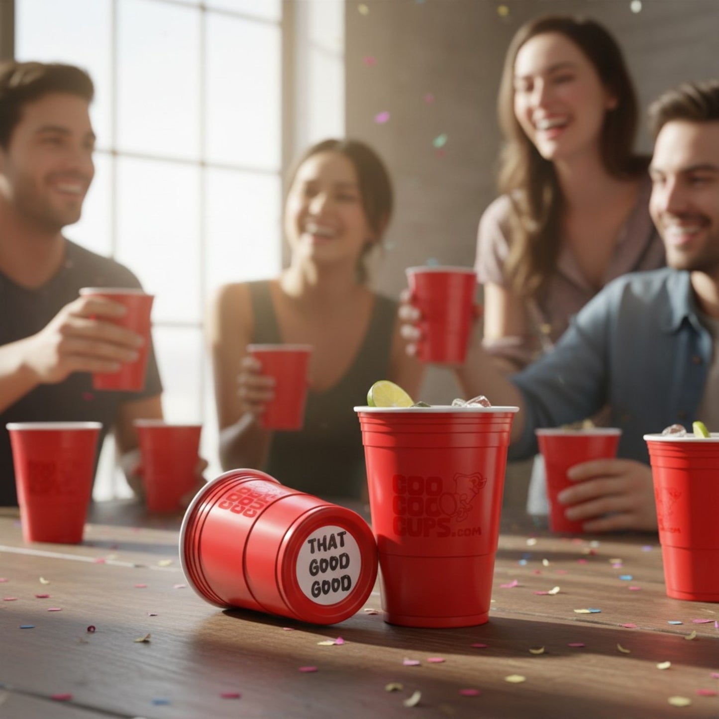 CooCoo Cups® 16oz "THAT GOOD GOOD" Party Cups - 50 Count