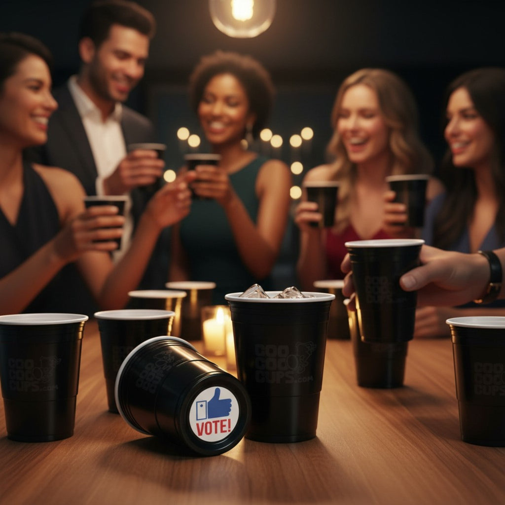 CooCoo Cups® 16oz "VOTE!" Party Cups - 50 Count