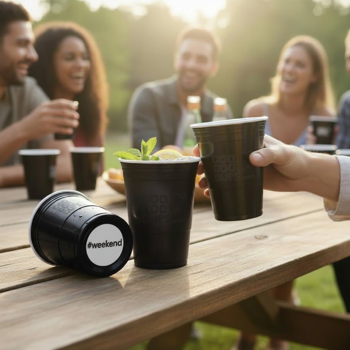 CooCoo Cups® 16oz "#weekend" Party Cups - 50 Count