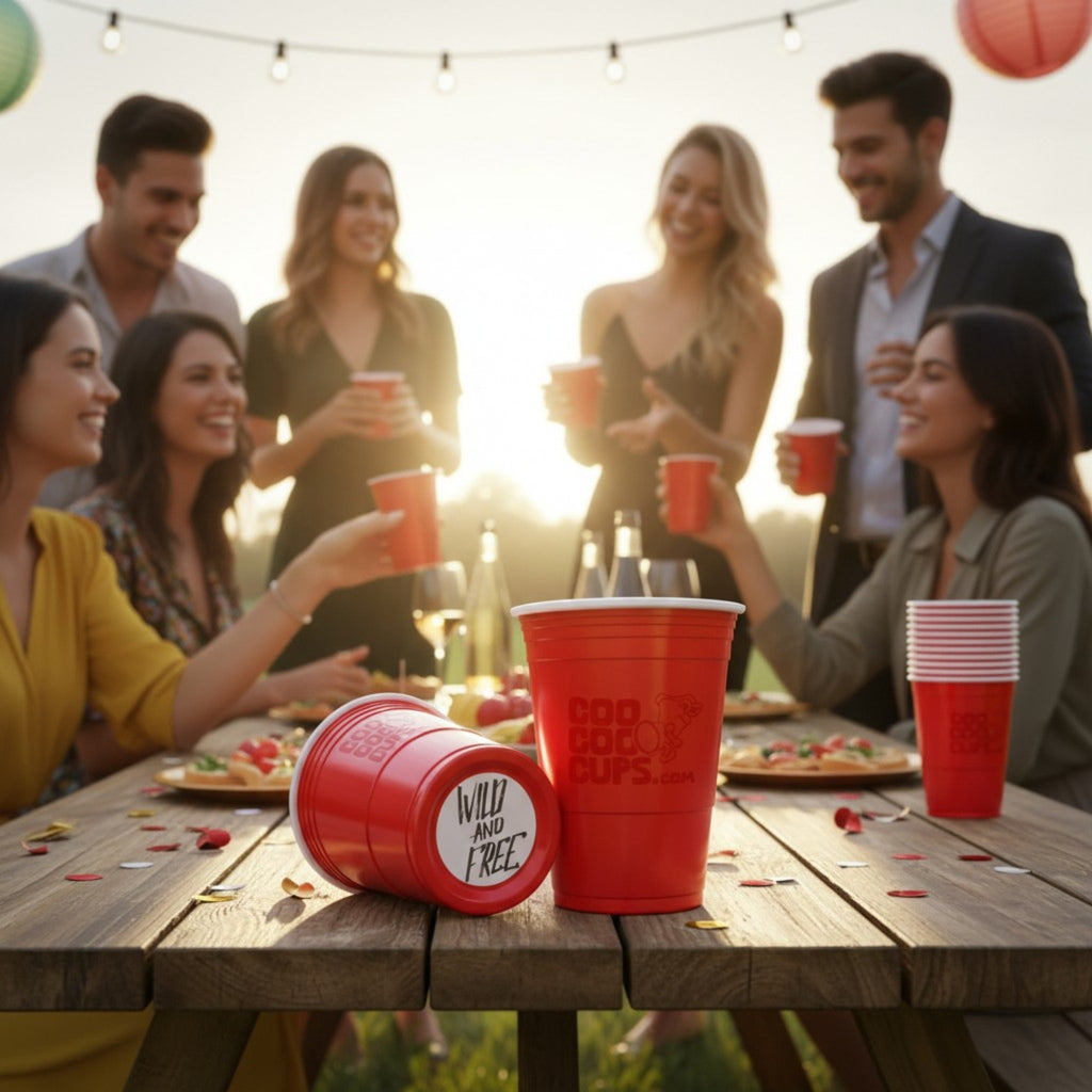 CooCoo Cups® 16oz "Wild And Free" Party Cups - 50 Count